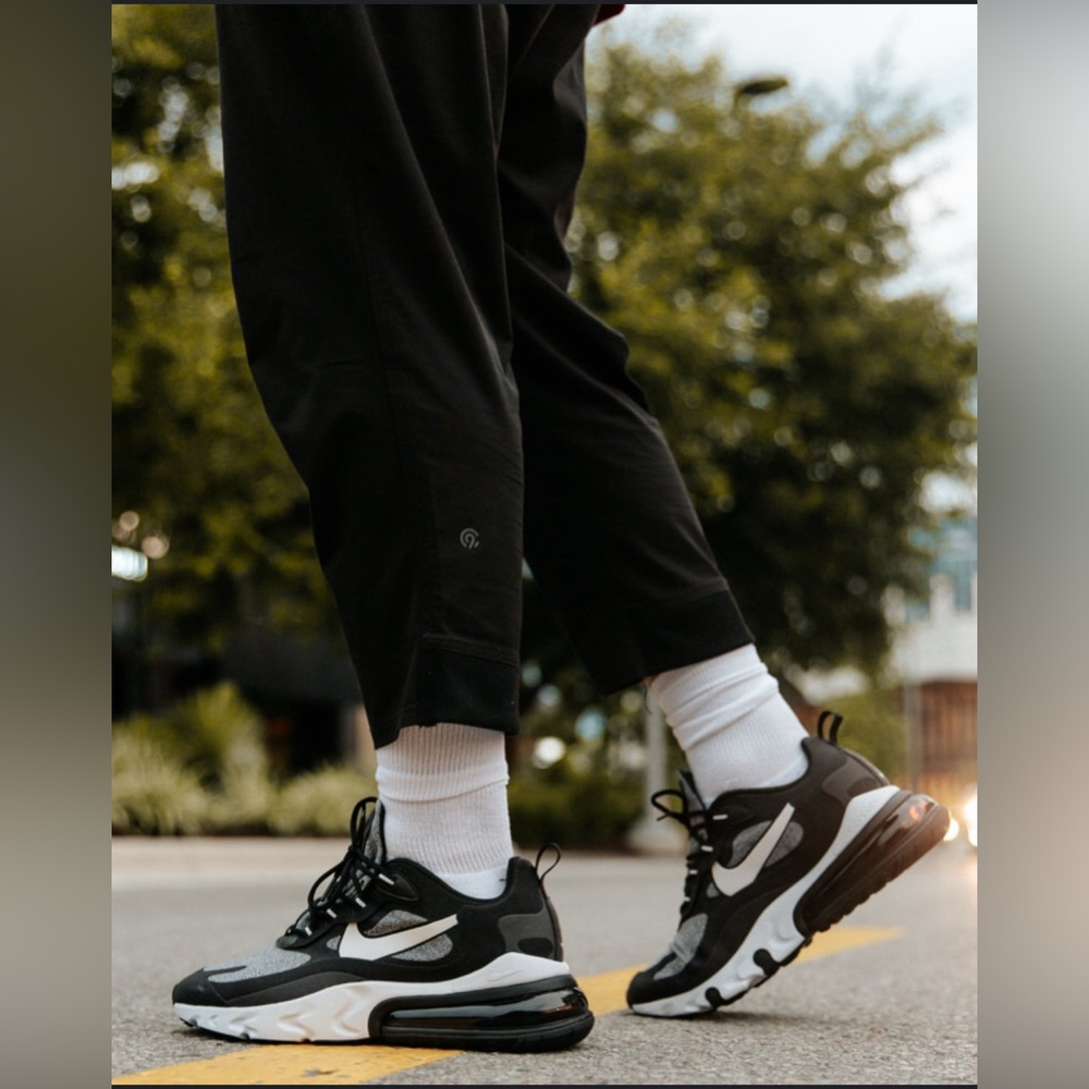 Black and Gray Air Max Sneakers unisex